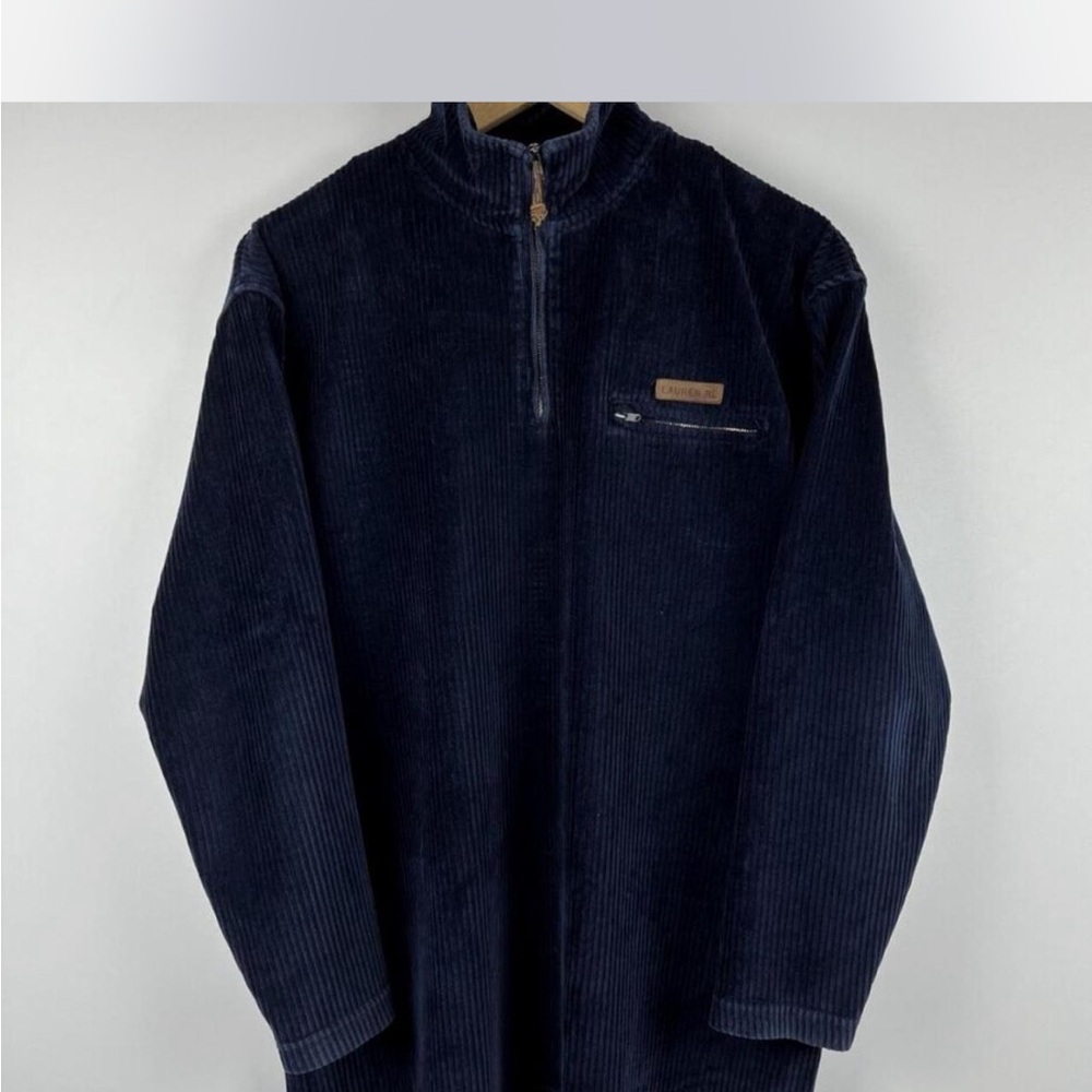 Ralph Lauren Dark Blue Cotton Blend Top